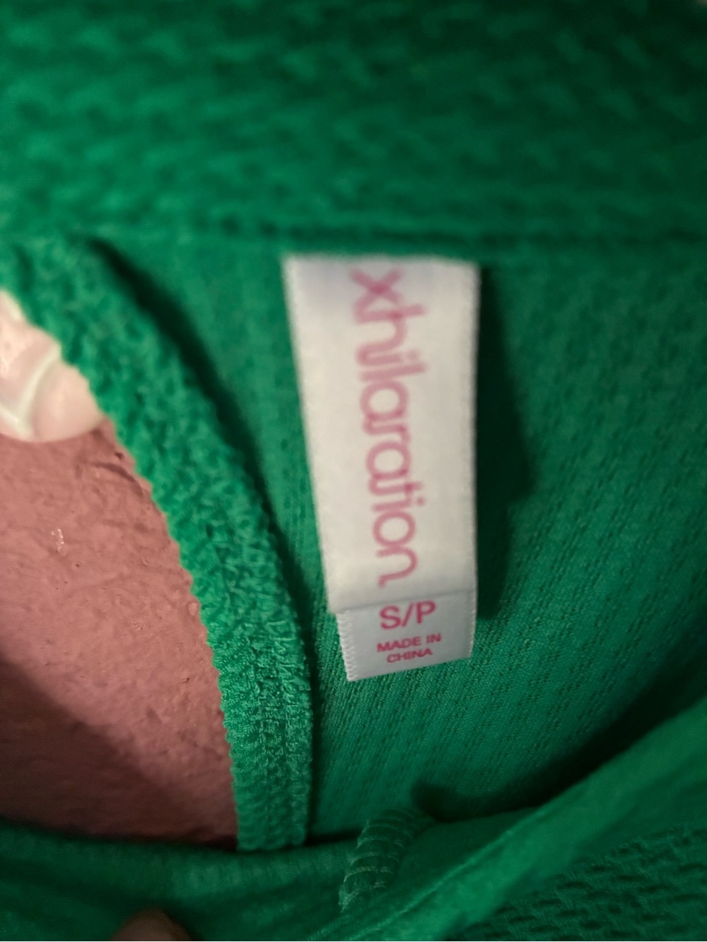 Xhilaration Bright Green Hoodie Top